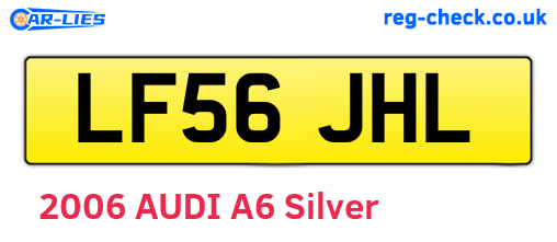 LF56JHL are the vehicle registration plates.