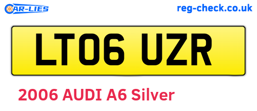 LT06UZR are the vehicle registration plates.