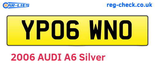 YP06WNO are the vehicle registration plates.