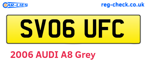 SV06UFC are the vehicle registration plates.