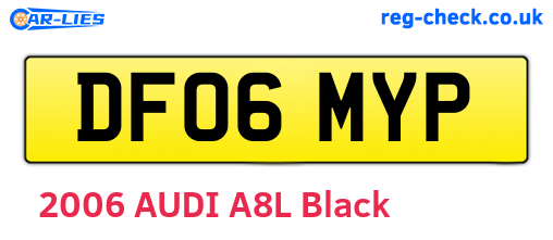 DF06MYP are the vehicle registration plates.