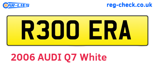 R300ERA are the vehicle registration plates.