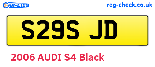S29SJD are the vehicle registration plates.