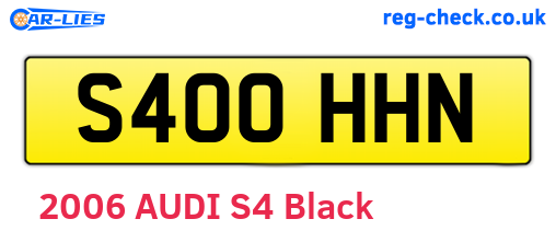 S400HHN are the vehicle registration plates.