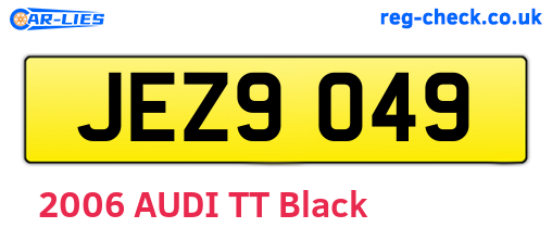 JEZ9049 are the vehicle registration plates.