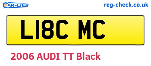 L18CMC are the vehicle registration plates.