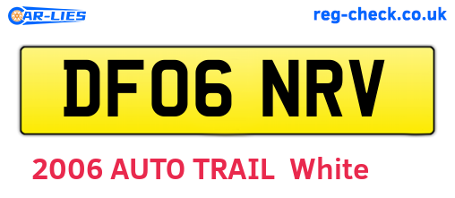 DF06NRV are the vehicle registration plates.