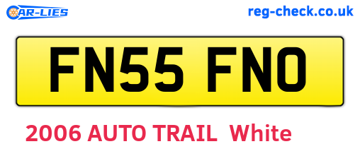 FN55FNO are the vehicle registration plates.