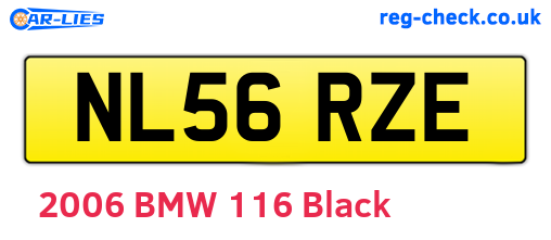 NL56RZE are the vehicle registration plates.