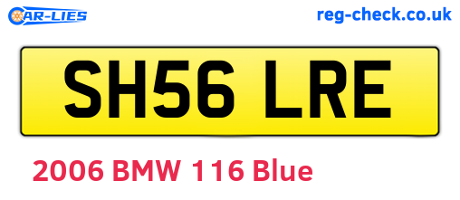 SH56LRE are the vehicle registration plates.