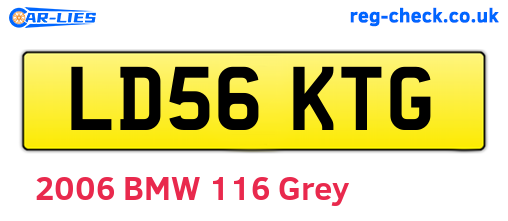 LD56KTG are the vehicle registration plates.