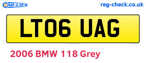 LT06UAG are the vehicle registration plates.
