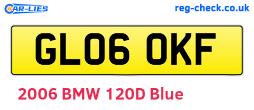 GL06OKF are the vehicle registration plates.