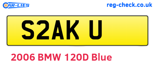 S2AKU are the vehicle registration plates.