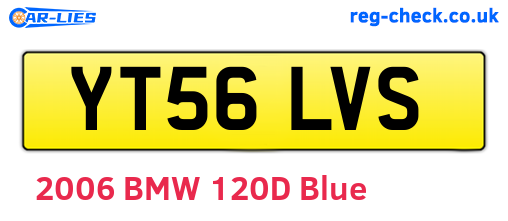 YT56LVS are the vehicle registration plates.