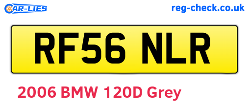 RF56NLR are the vehicle registration plates.