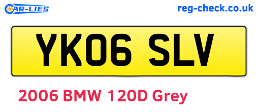 YK06SLV are the vehicle registration plates.