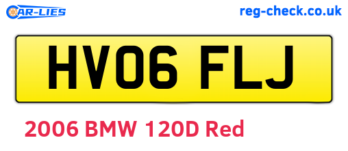 HV06FLJ are the vehicle registration plates.