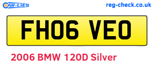 FH06VEO are the vehicle registration plates.