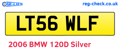 LT56WLF are the vehicle registration plates.