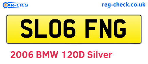 SL06FNG are the vehicle registration plates.