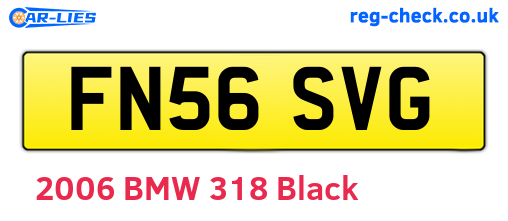 FN56SVG are the vehicle registration plates.