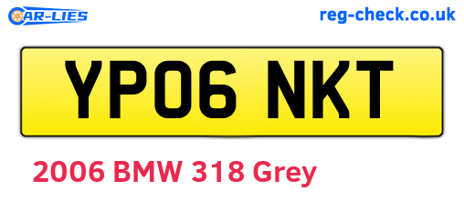 YP06NKT are the vehicle registration plates.