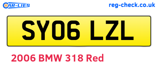 SY06LZL are the vehicle registration plates.