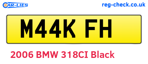 M44KFH are the vehicle registration plates.