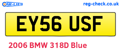 EY56USF are the vehicle registration plates.