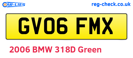 GV06FMX are the vehicle registration plates.