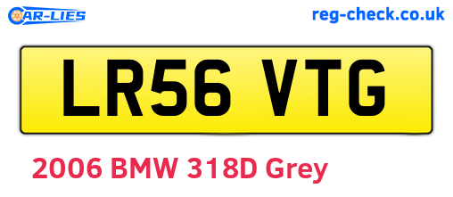 LR56VTG are the vehicle registration plates.