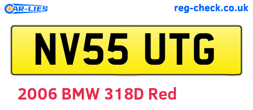 NV55UTG are the vehicle registration plates.