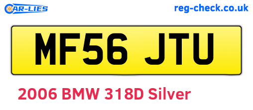 MF56JTU are the vehicle registration plates.