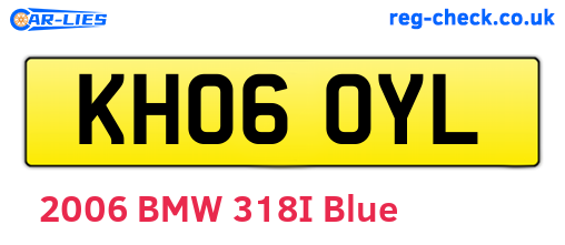 KH06OYL are the vehicle registration plates.