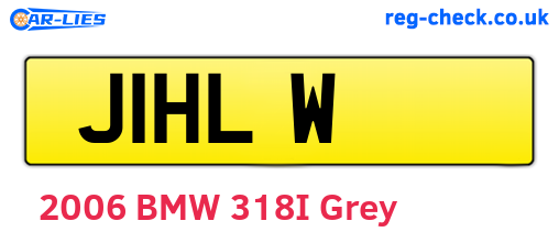 J1HLW are the vehicle registration plates.