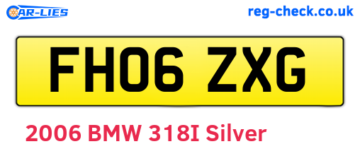FH06ZXG are the vehicle registration plates.