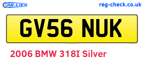 GV56NUK are the vehicle registration plates.