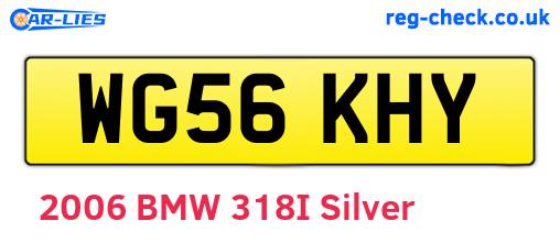 WG56KHY are the vehicle registration plates.
