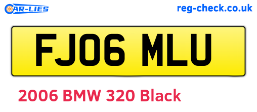 FJ06MLU are the vehicle registration plates.