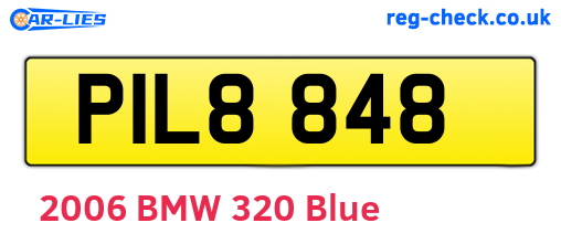PIL8848 are the vehicle registration plates.