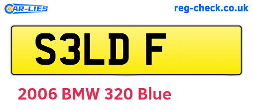 S3LDF are the vehicle registration plates.