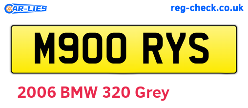 M900RYS are the vehicle registration plates.