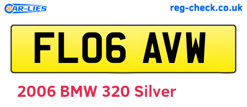 FL06AVW are the vehicle registration plates.