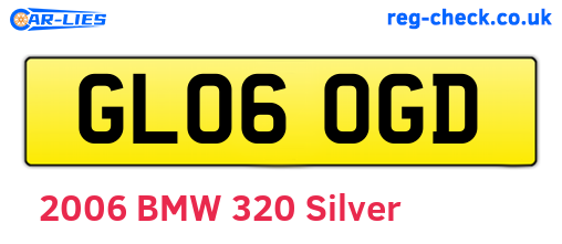 GL06OGD are the vehicle registration plates.