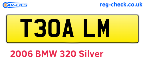 T30ALM are the vehicle registration plates.