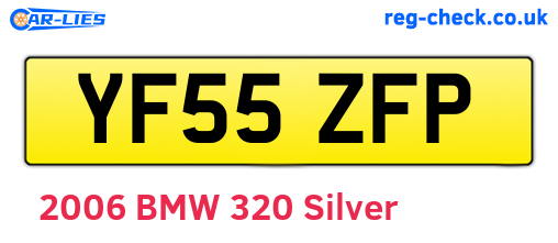 YF55ZFP are the vehicle registration plates.