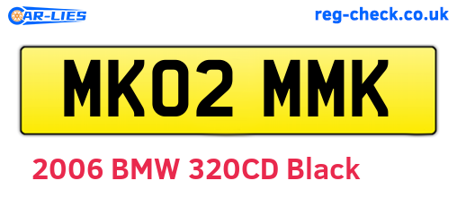 MK02MMK are the vehicle registration plates.