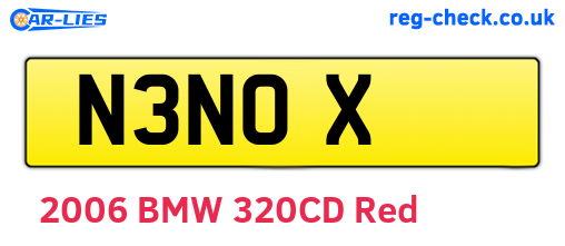 N3NOX are the vehicle registration plates.