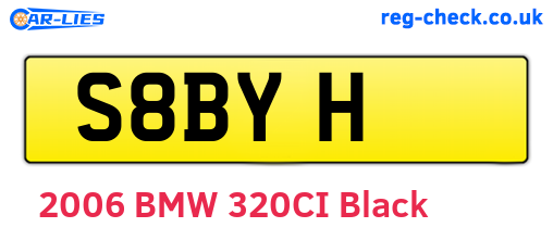 S8BYH are the vehicle registration plates.